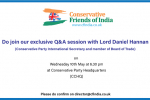 Q&A session with Lord Daniel Hannan At CCHQ, 6.30 pm on Wednesday 10th May