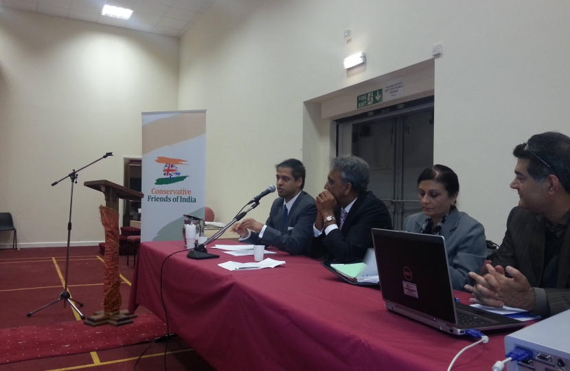 Asheem Singh and Lord Popat of Harrow at the CF India Community Forum