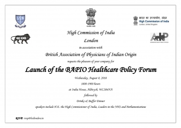 Launch of the BAPIO Healthcare Policy Forum 